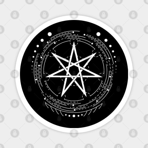 Faery Star | Setogram | Pagan Symbol Magnet by CelestialStudio